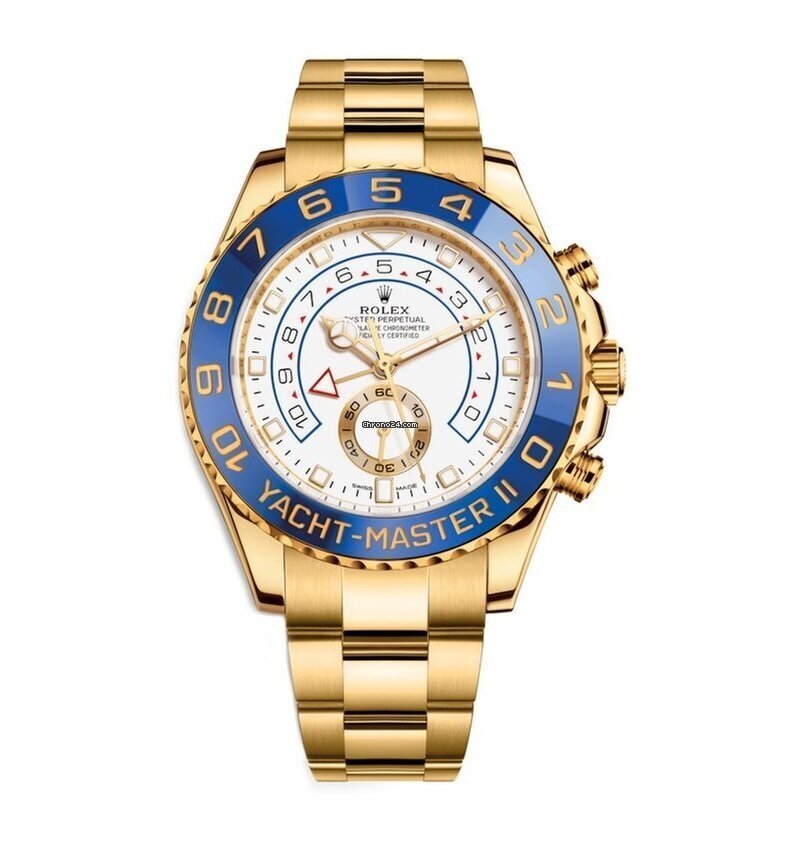 Casual Rolex Yacht-Master II Oyster 44 mm yellow gold