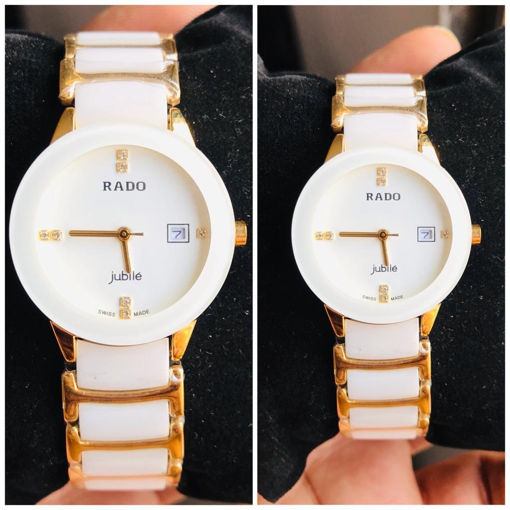 Round Luxury Premium Rado Jubile Couple Watch