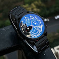 Tag Heuer Black Dial Shinning Glass Magnet Belt Men's Watch