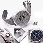 Montblanc Leather Chronograph Men's Watch