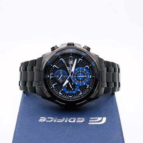 Edifice Black Metal Belt Chronograph Men's Watch
