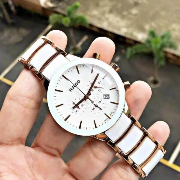 Rado Centrix Chronograph White Watch For Men