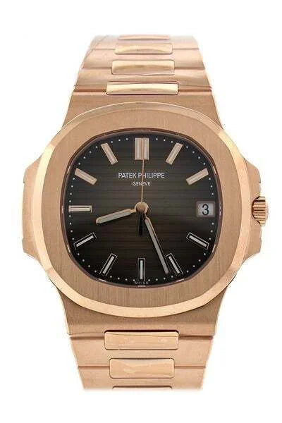 Stylish Patek Philippe Black Dial Metal Belt Men's Watch