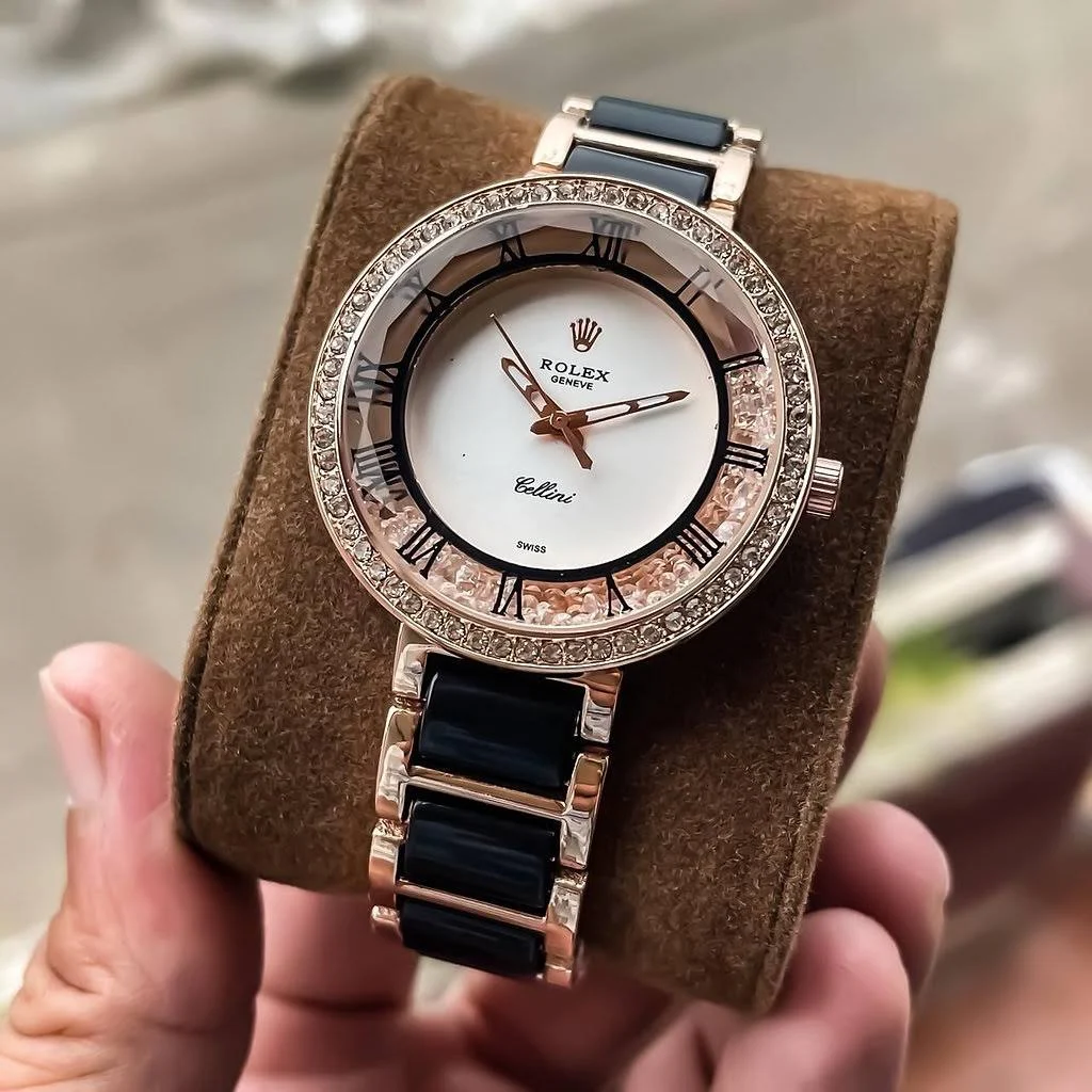 Rolex Luxury Brand Girl Diamond Dial Women Watches Ladies Gift Watch