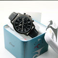 Fossil Premium Black Leather Belt White Dial Men's Watch