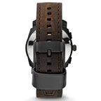 Fossil Chronograph Brown Leather Belt Men's Watch