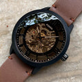 Royal Fossil Automatic Leather Belt Men's Watch