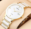 Rado watch for men White dial dual tone
