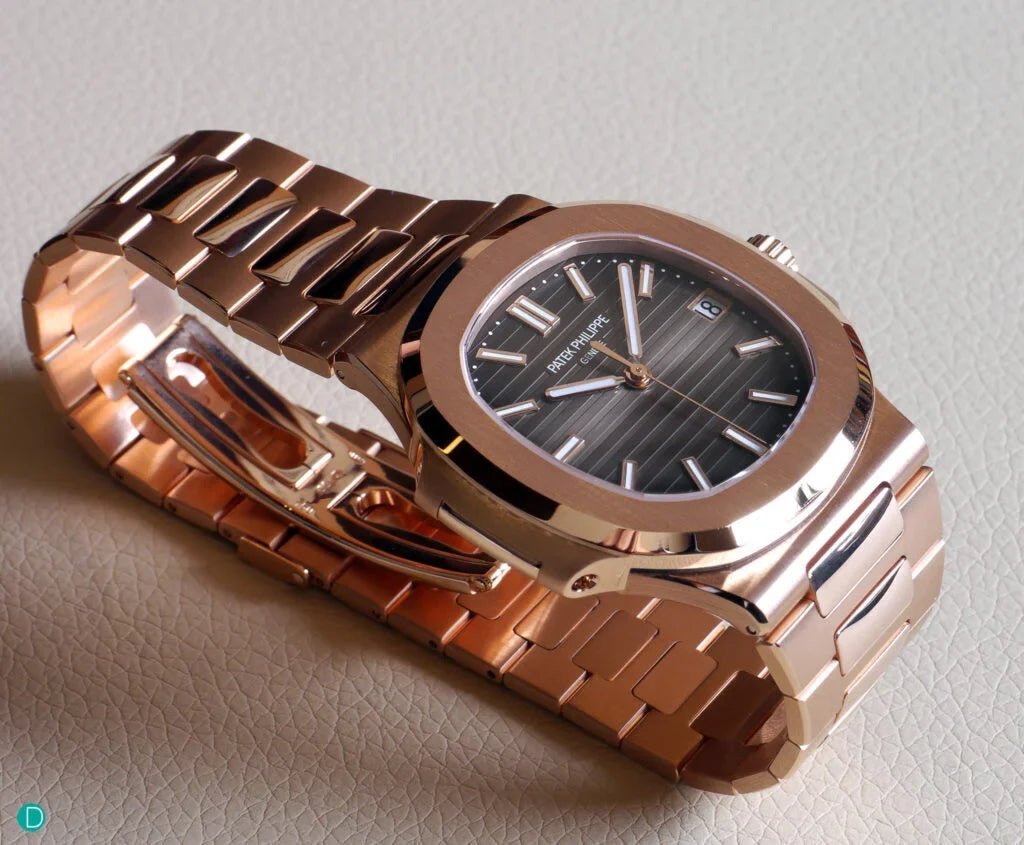 Stylish Patek Philippe Black Dial Metal Belt Men's Watch