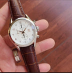 Tagheuer Chronograph Brown Belt Men's Watch