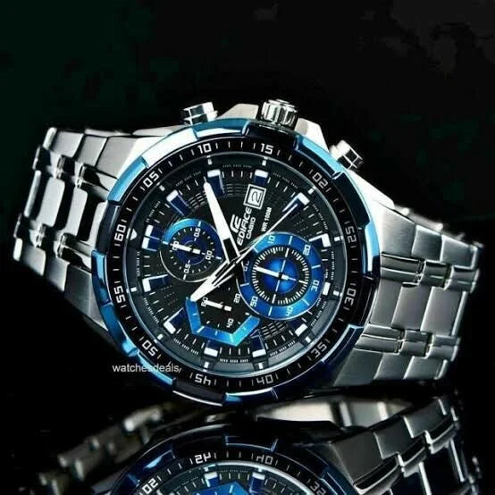 Edifice Premium Chronograph Silver Metal Belt Men's Watch