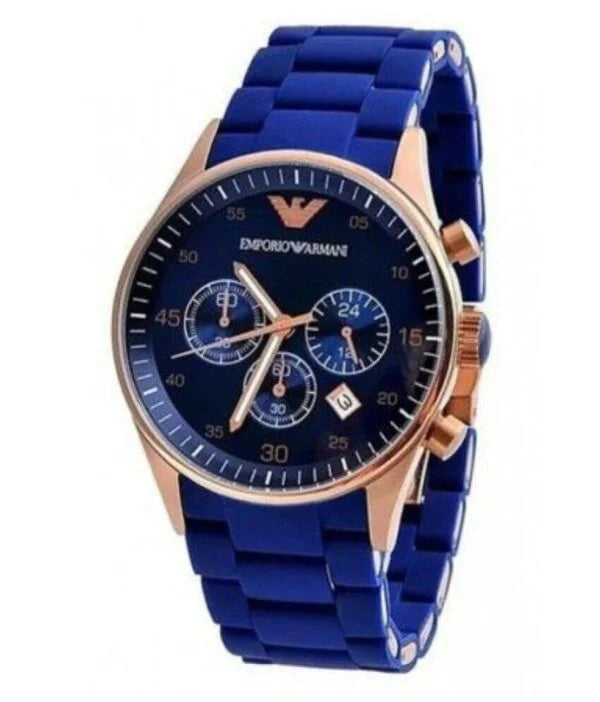 Casual Armani Round Dial Quartz Analog Watch For Men