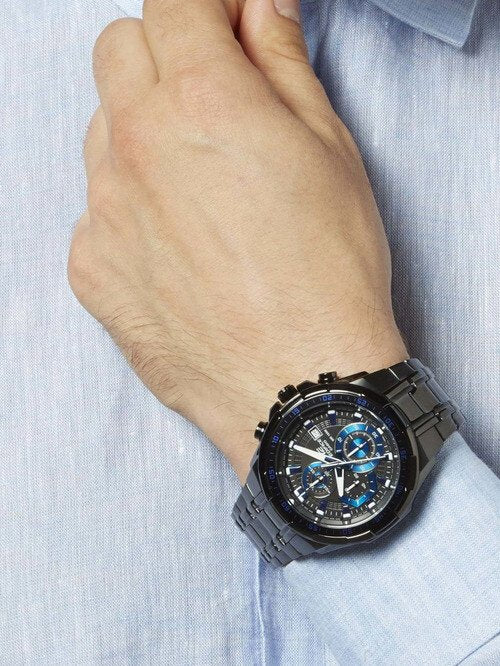 Edifice Premium Chronograph Black Metal Belt Men's Watch