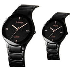 Rado Black Color Luxury Watch For Men With Black Color Stainless Steel Strap