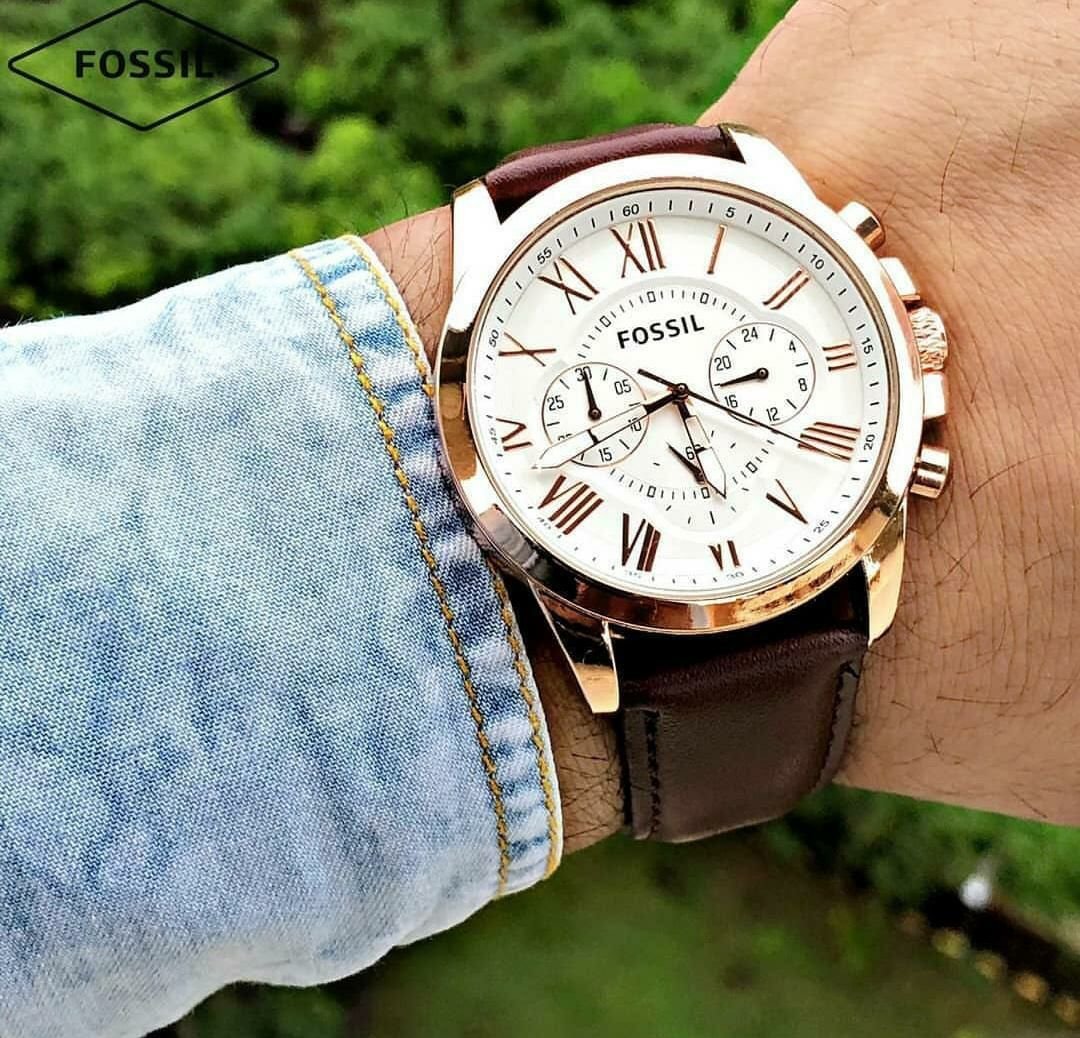 Fossil Leather New Men's Watch