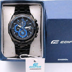 Edifice Black Metal Belt Chronograph Men's Watch