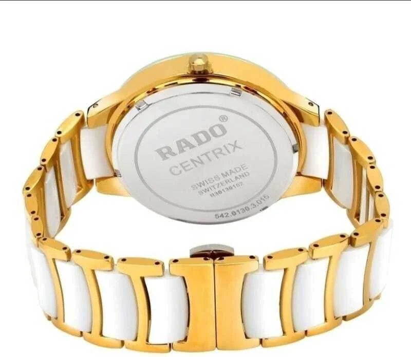 Rado watch for men White dial dual tone
