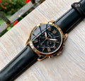 Fossil Black And Gold Watch For Men