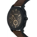 Fossil Chronograph Brown Leather Belt Men's Watch