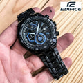 Edifice Premium Chronograph Black Metal Belt Men's Watch