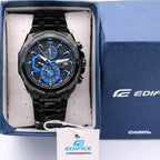 Edifice Premium Chronograph Black And Blue Men's Watch