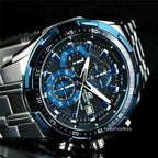 Edifice Premium Chronograph Silver Metal Belt Men's Watch