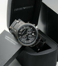 Dynamic Armani Round Dial Quartz Analog Watch For Men
