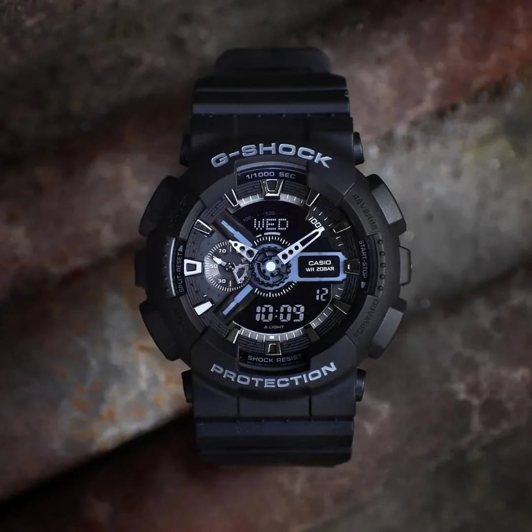 Casio G-Shock Full Black Rubber Strap Men's Watch