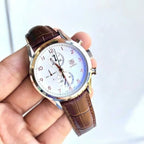Tagheuer Chronograph Brown Belt Men's Watch