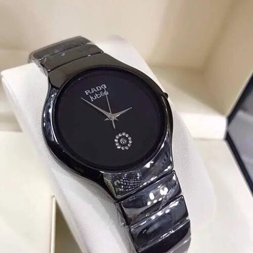 Rado Mens Stylish Chain Watch In Black