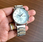 Captive Fossil White Dial Chronograph New Model Men's Watch