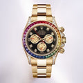 Rolex Watch Rainbow Diamond Gold Metal Mens Watch For Mens RLX-Rainbow