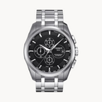 Tissot Silver Metal Belt Chronograph Automatic Men's Watch