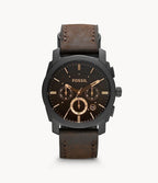 Fossil Chronograph Brown Leather Belt Men's Watch