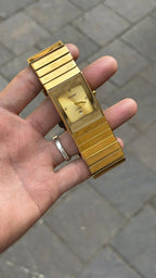 Rado Jubile Gold Dial Ceramic Watch For Men