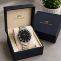 Daniel Wellington Silver Belt Men's Watch