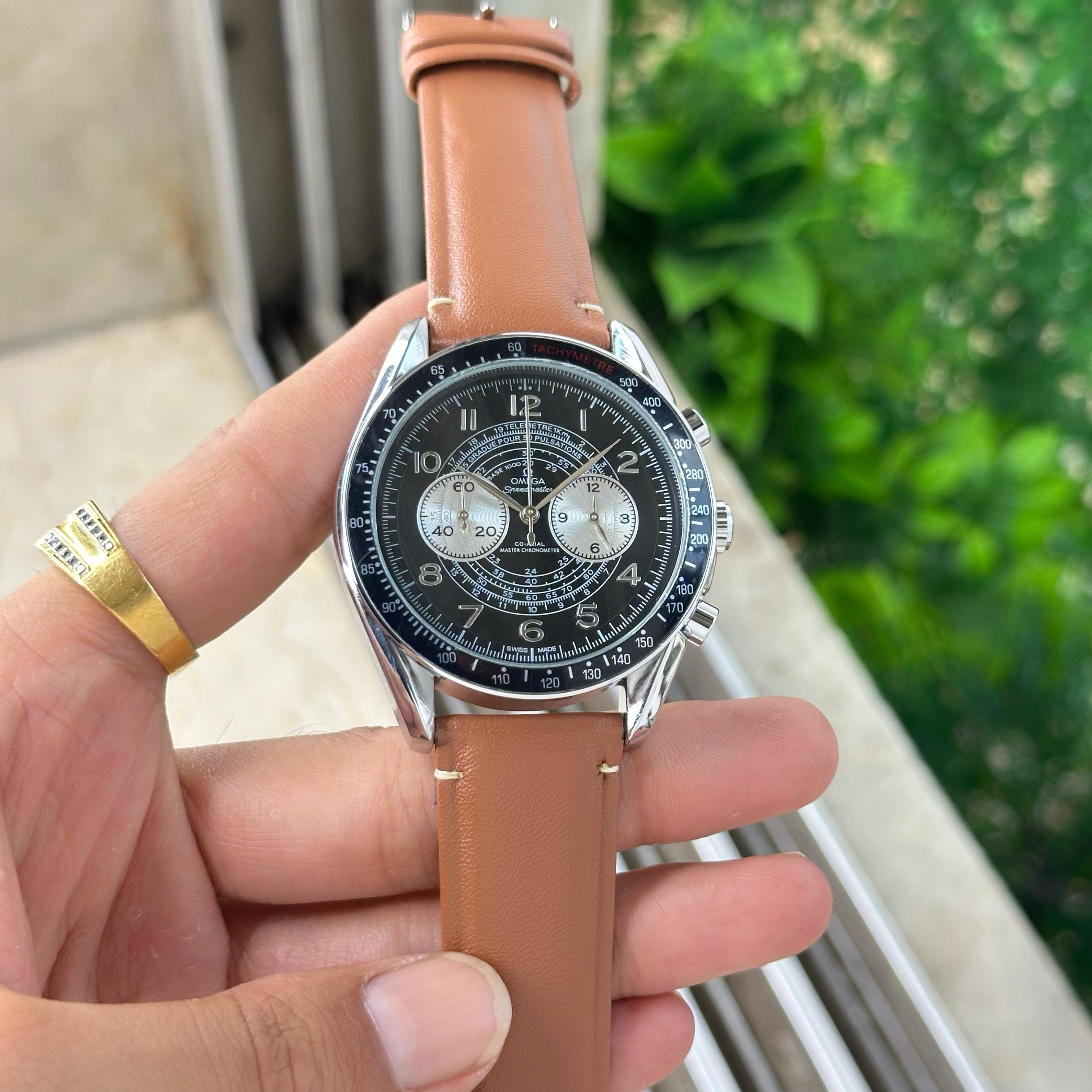 Omega Speedmaster Black Dial Chronograph Men's Watch