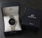 Casio Edifice EFV-100D-1AV Black Dial Watch For Men
