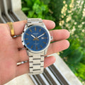 Casio Edifice EFV-100D-1AV Blue Dial Watch For Men