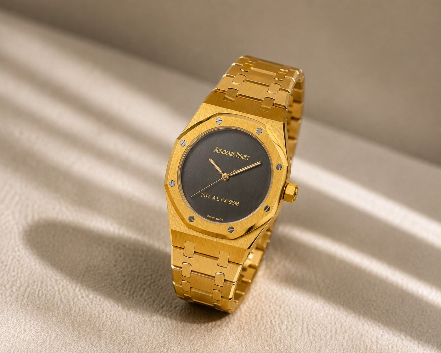 Audemars Piguet Premium Men's Gold Stainless Steel Analog Watch