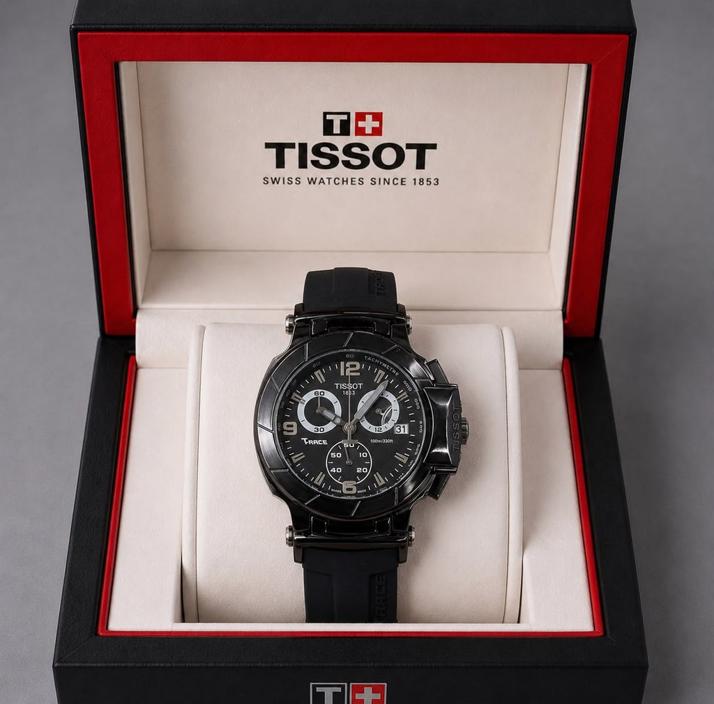 Tissot T-Race Men’s Black Chronograph Watch