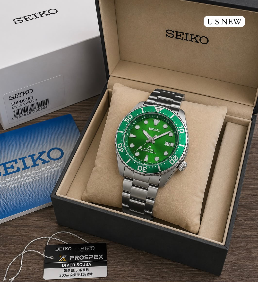 Seiko Prospex Diver Green Automatic Watch