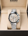 RADO Silver Chronograph – Silver Dial Stainless Steel Watch