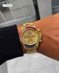 Rolex Daytona Rainbow Gold Champagne Dial Watch