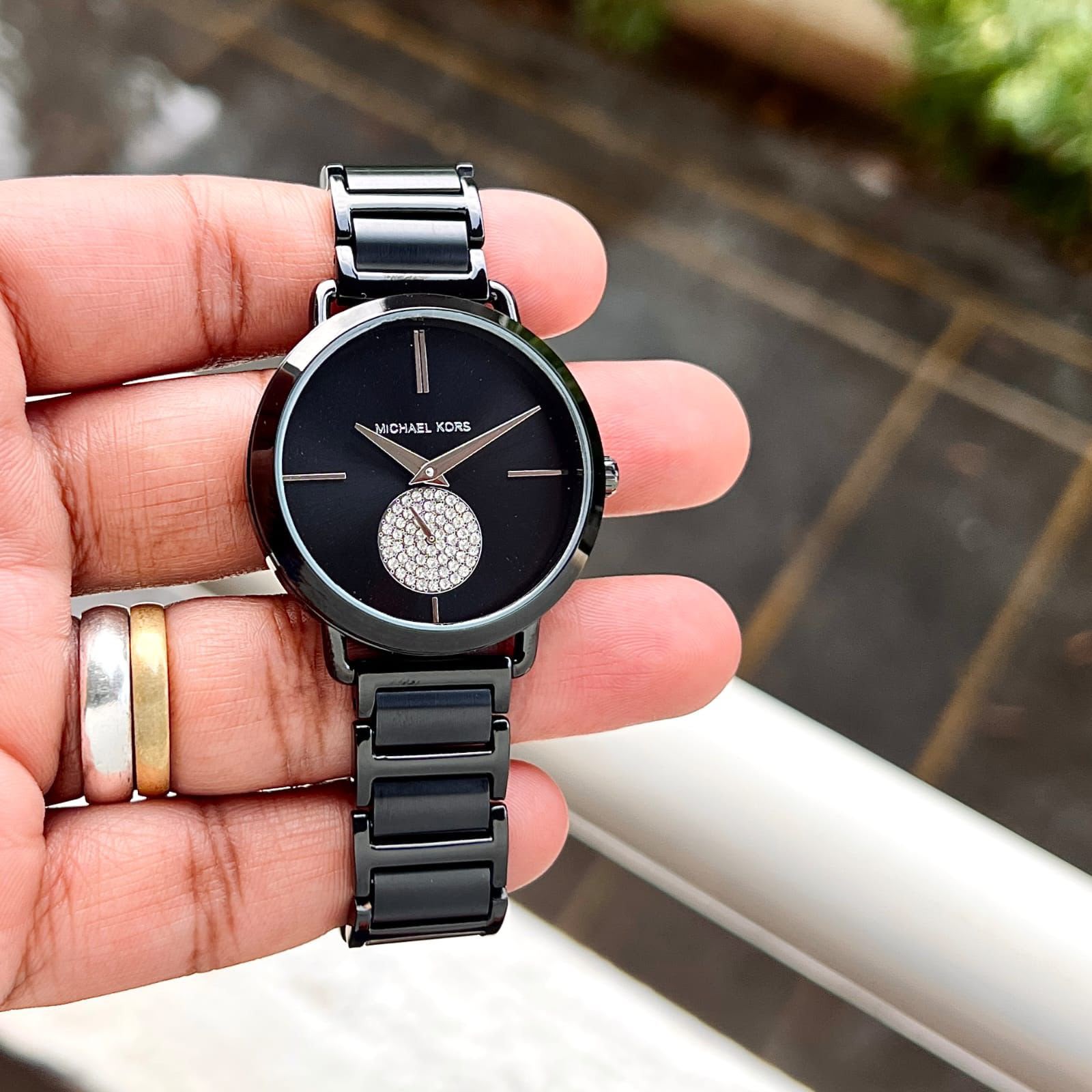 Michael Kors Black Minimalist Women's Watch