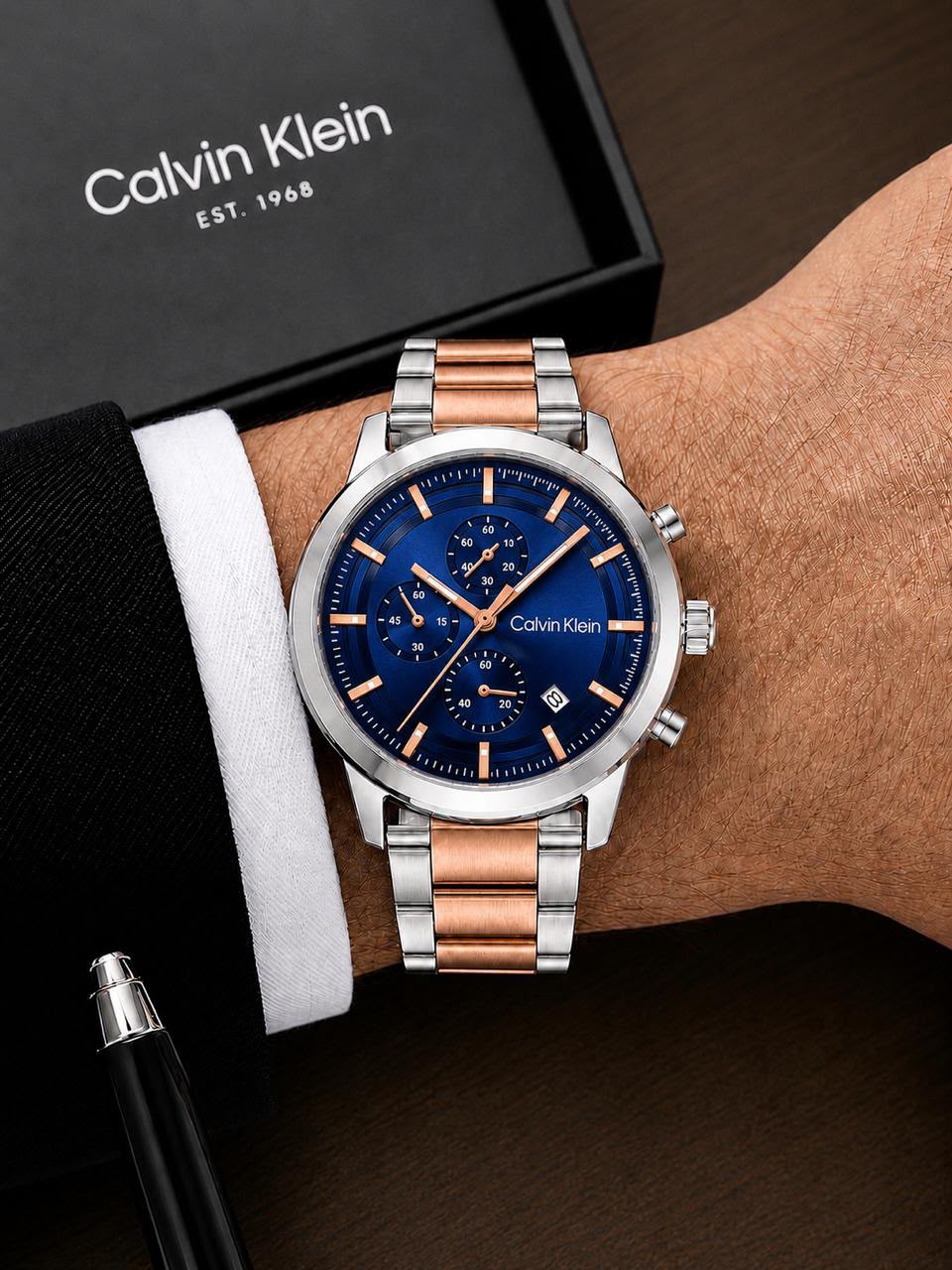 Calvin Klein Men's Chronograph Analog Stainless Steel Watch