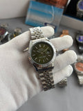 Seiko Mod Date Just Olive Green Dial Men's Watch