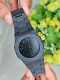 Arabic Aura Black Analog Watch for Men