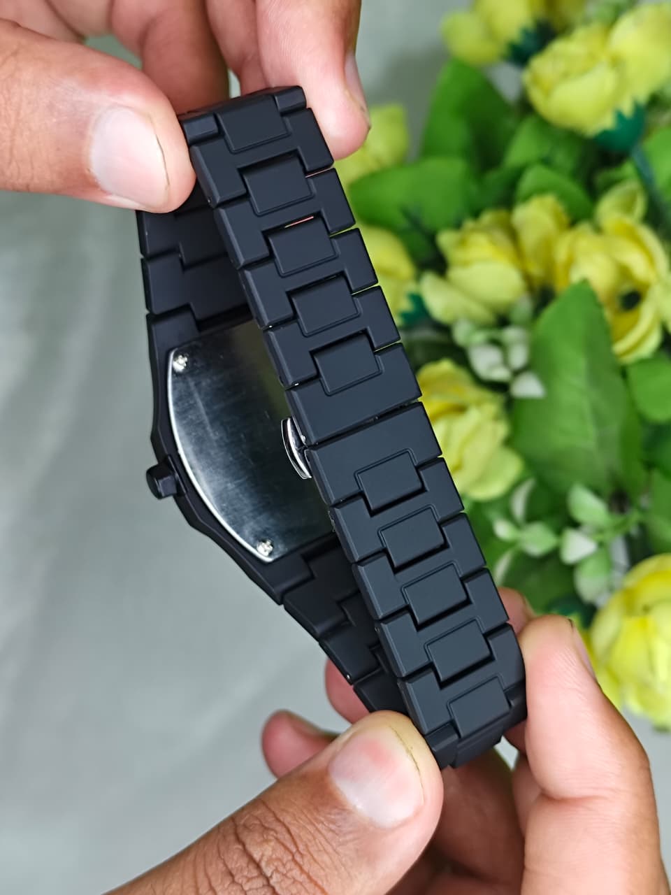 Arabic Aura Black Analog Watch for Men