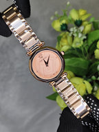 Versace Rose Gold Metal Belt Women's Watch
